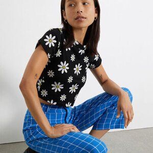 By Samii Ryan Smiley Garden Cropped T-Shirt